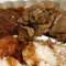 Chicken Adobo Beef Kaldereta Over Rice