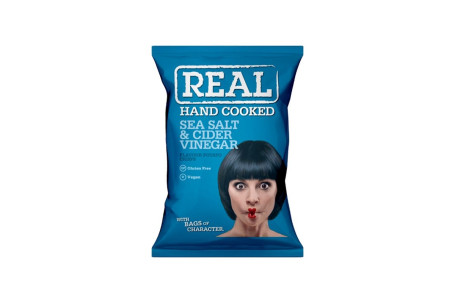 Real Crisps Salt Malt Vinegar 35G