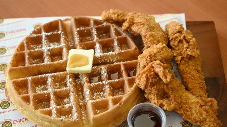 1 Waffle And 4 Pcs Chicken