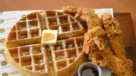 2 Waffles And 8 Pcs Chicken