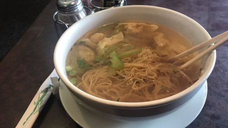 N8. Wonton Noodles Soup