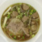 Pho Tai Bo Vien Rice Noodles with Rare Beef Beef Ball