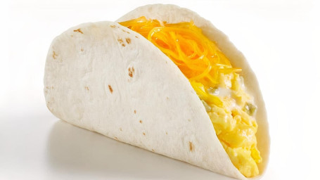 Taco De Desayuno Con Doble Queso