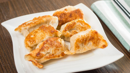 107. Pan Fried Dumpling (6) (Pot Stickers)