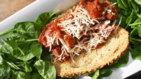 Vegan Meatball Parmesan