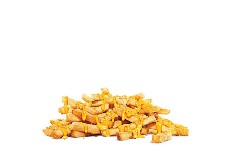 Papas fritas cargadas con queso