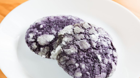 Ube Purple Yam Crinkle Cookie