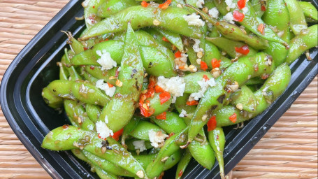 Spicy Garlic Edamame 1 Lb