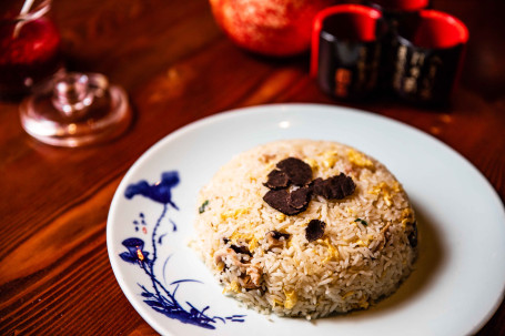 Black Truffle, Chicken And Mushroom Fried Rice