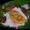 Pothichoru- Rice, Fish Fry, Omelette, Chammanthi, Aviyal, Thoran, Pickel, Sambar, Rasam Moru,...