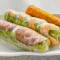 4. Combination Of Salad Roll, Spring Roll, And Pork Roll