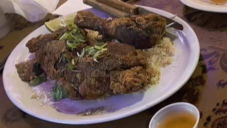 Filipino Garlic Fried Chicken