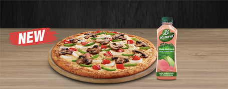 Pizza Juice Partnership Combo De Verduras (Comida Para 1)