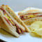 Ham Bacon Spicy Mayo Chicken Club Sandwich