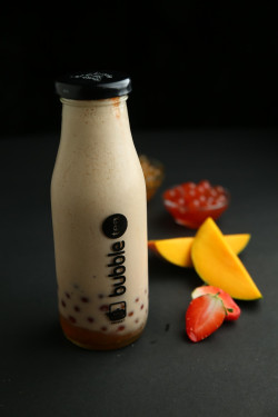 Strawberry Mango Shake With Poping Boba