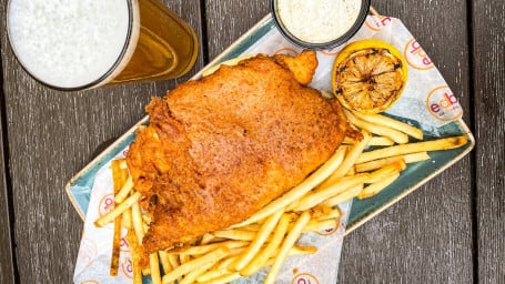 Crispy Sea Bass And Chips