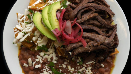 Chilaquiles With Carne Asada