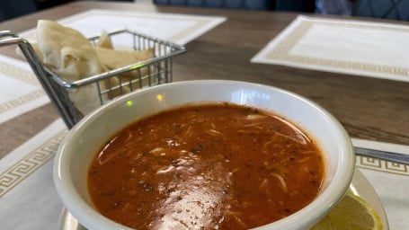 Chicken Noodle Soup Mediterranean Style