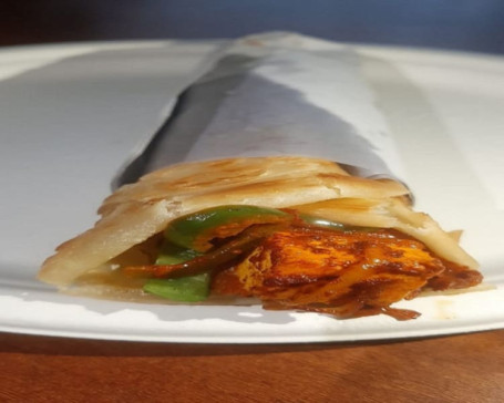 Paneer Achari Kebab Roll