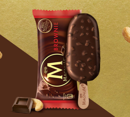 Helado Magnum Brownie