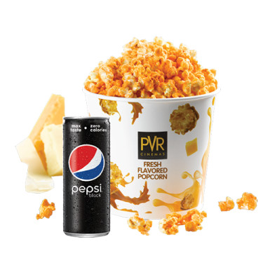 Queso De Palomitas De Maíz Pepsi Grande Lata Negra