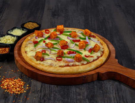 Pizza Paneer Con Paprika