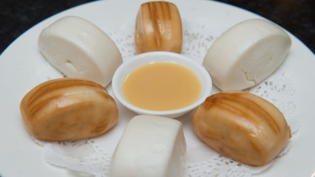 Fried Chinese Bread With Condensed Milk 6 Pieces