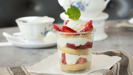 Parfait De Tarta De Fresas