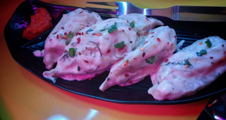 Chicken Afghani Malai Momo