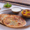 Singhada Aloo Paratha (2 Piezas) Con Malai Kofta Curry Mini Thali