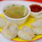 Chicken Momos With Soup (5 Pcs)