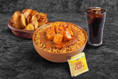 (1 Porciones) Super Saver Paneer Rice Bowl Meal Thums Up