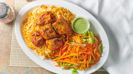 Biryani Rice With Chicken Tikka