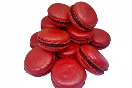 Raspberry French Macaroons