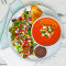 Tomato Basil Soup W/ Caeser Salad