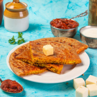 Paneer Achari Paratha