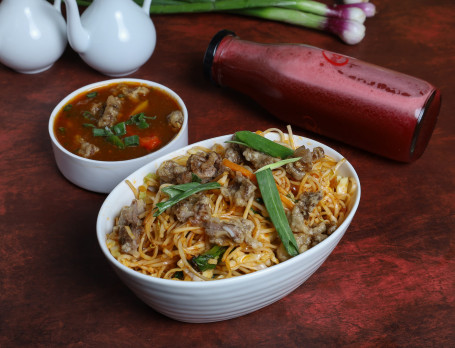 Beef Schezwan Noodles Capsicum Fresh Juice