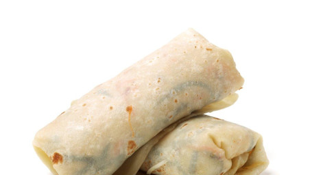 Burrito De Desayuno Vegetariano Con Espinacas Y Champiñones