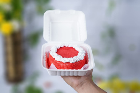 Torta Bento De Terciopelo Rojo Real