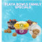 3 Bowls 3 Packs Playa Protein Bites (Free Activity Book Included)