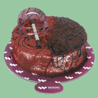 I Love You Fusion Red Velvet Chocolate Cake