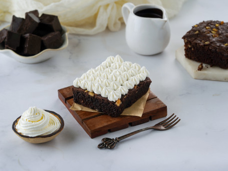 Brownie Con Crema De Queso