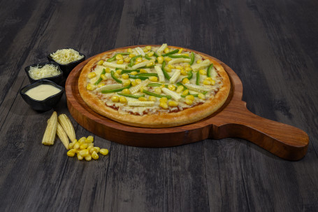 Pizza De Maíz Con Capsicum