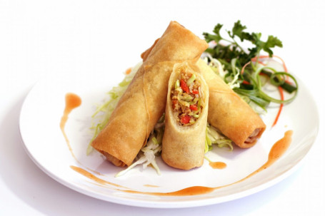 Veg Spring Roll (10 Pcs)