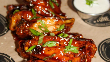 Bourbon Sticky Wings