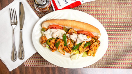 Sajji Spicy Steak Chicken Sub