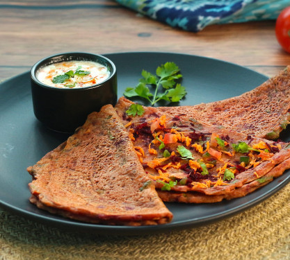 Beetroot Masoor Dal Chilla