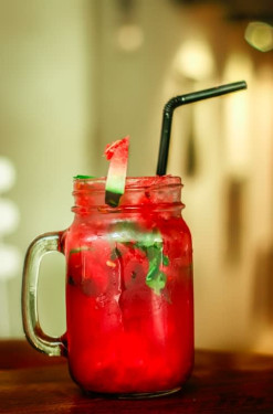 Watermelon Basil Cooler Mocktail