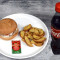 Chicken Burger Potato Wedges Coke (300 ml)