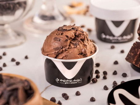 Helado De Chocolate Negro Belga